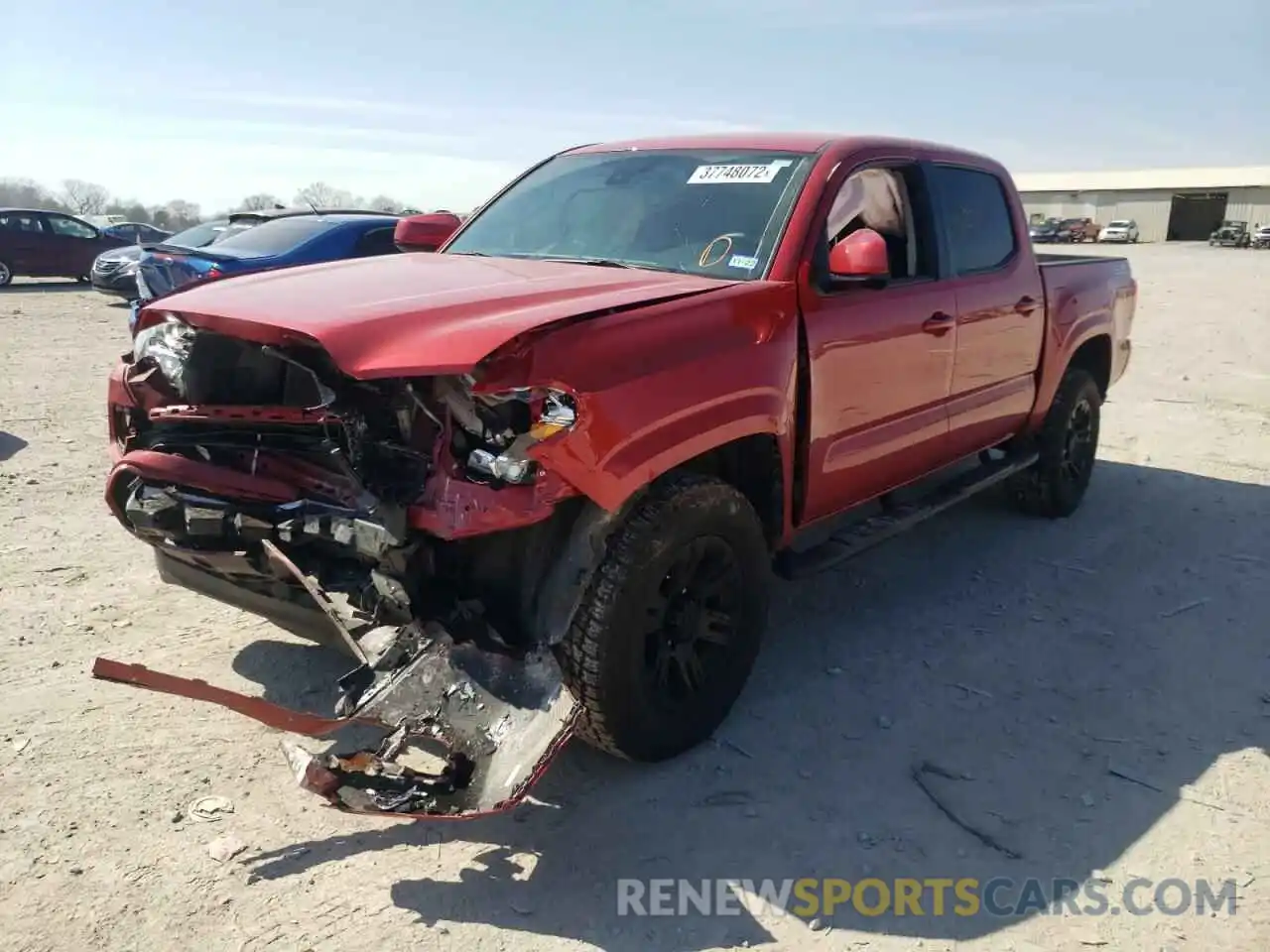 2 Photograph of a damaged car 5TFAX5GN1LX185301 TOYOTA TACOMA 2020