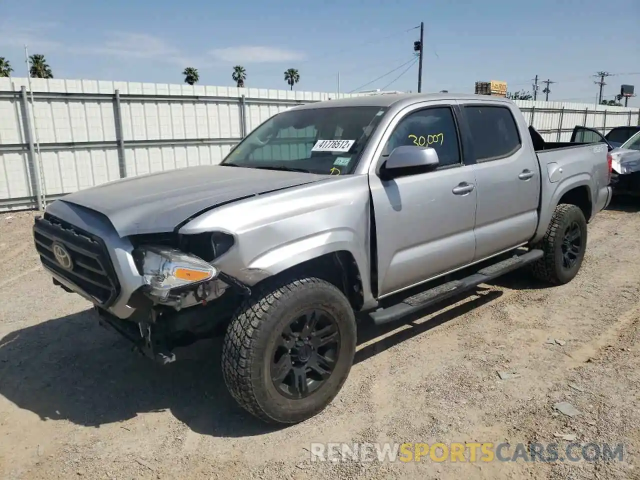 2 Photograph of a damaged car 5TFAX5GN2LX165431 TOYOTA TACOMA 2020