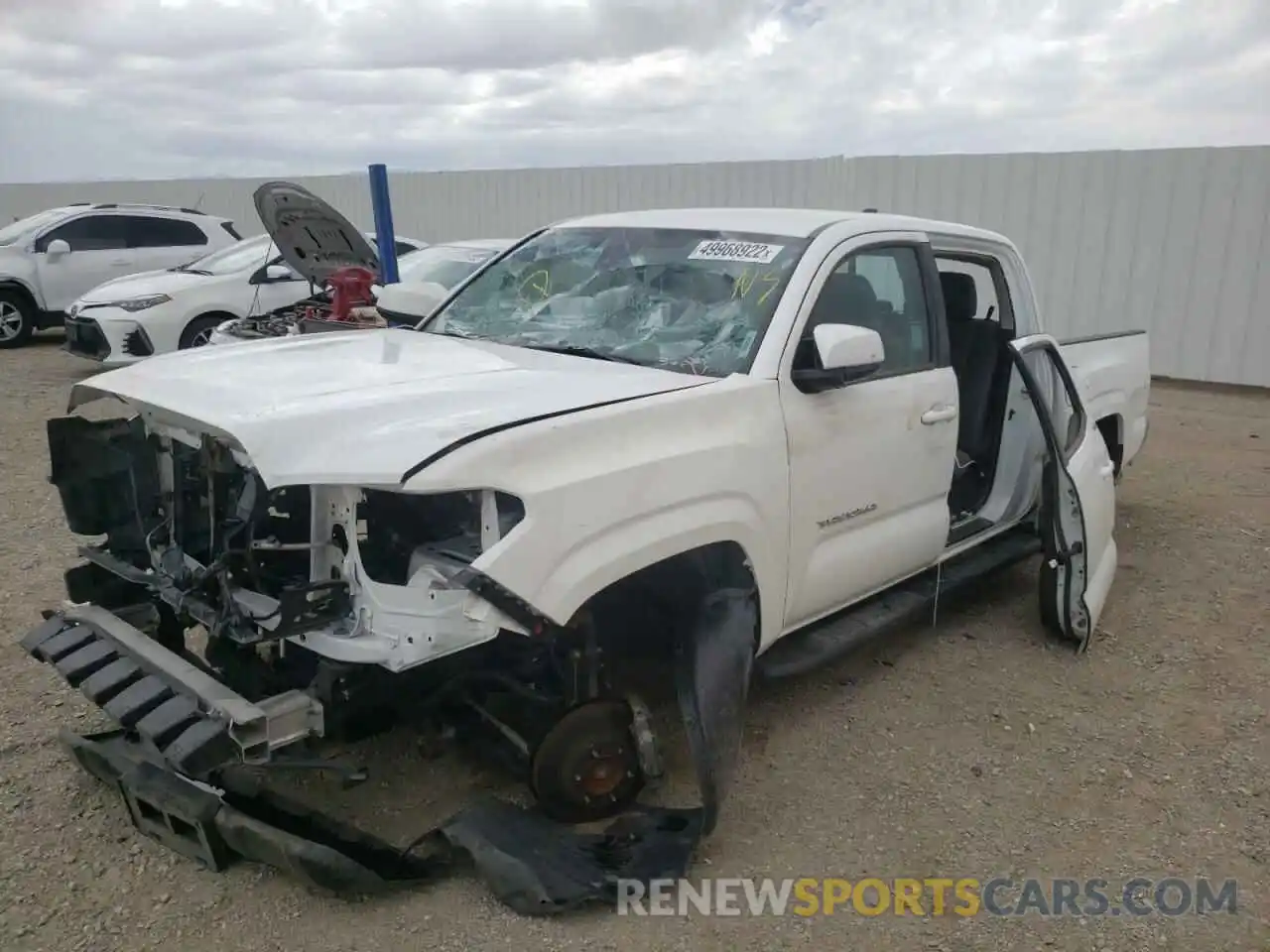 2 Photograph of a damaged car 5TFAX5GN2LX169799 TOYOTA TACOMA 2020