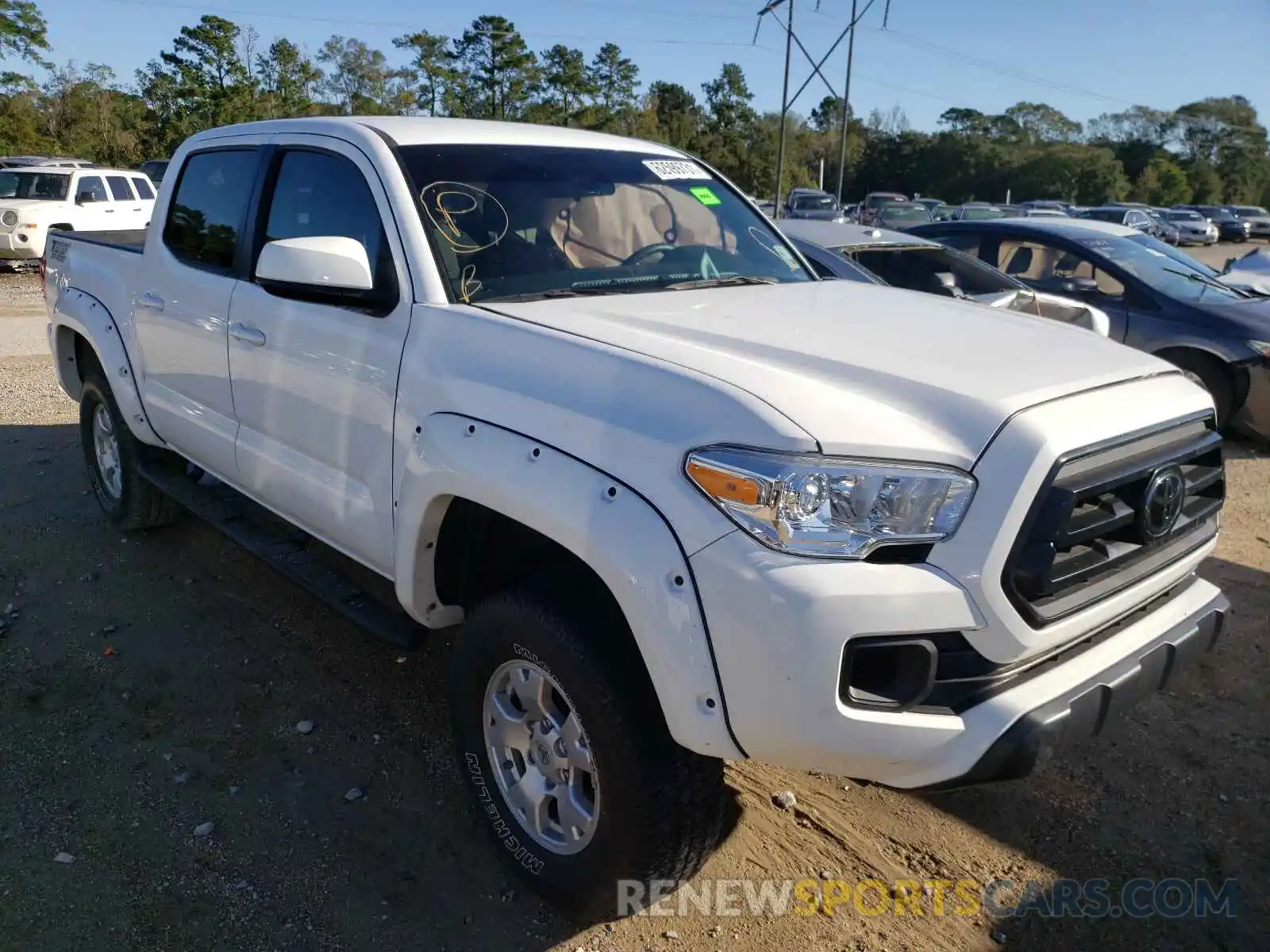 1 Photograph of a damaged car 5TFAX5GN2LX170032 TOYOTA TACOMA 2020