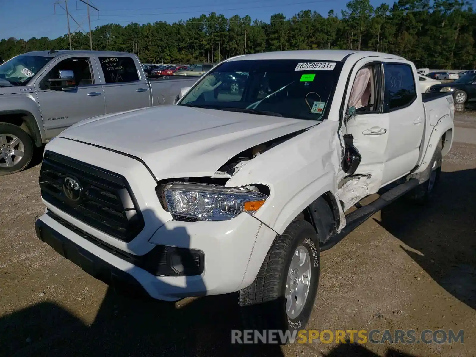 2 Photograph of a damaged car 5TFAX5GN2LX170032 TOYOTA TACOMA 2020