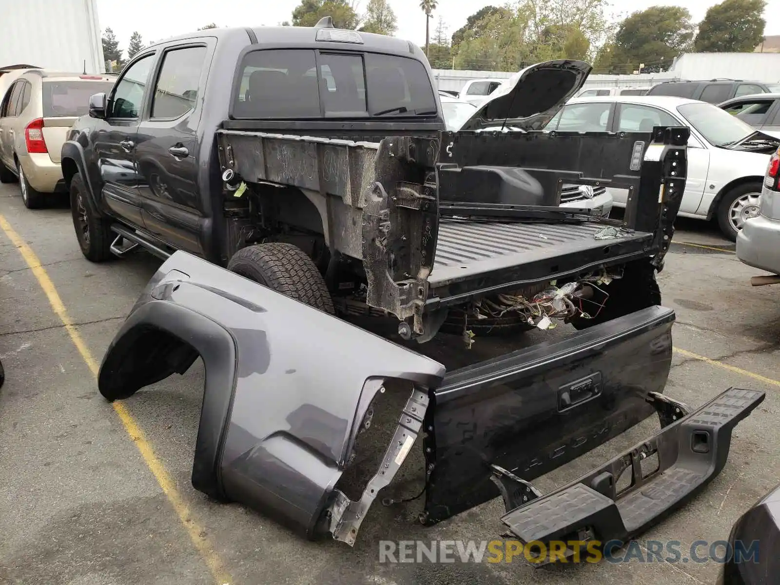 3 Photograph of a damaged car 5TFAX5GN2LX171276 TOYOTA TACOMA 2020