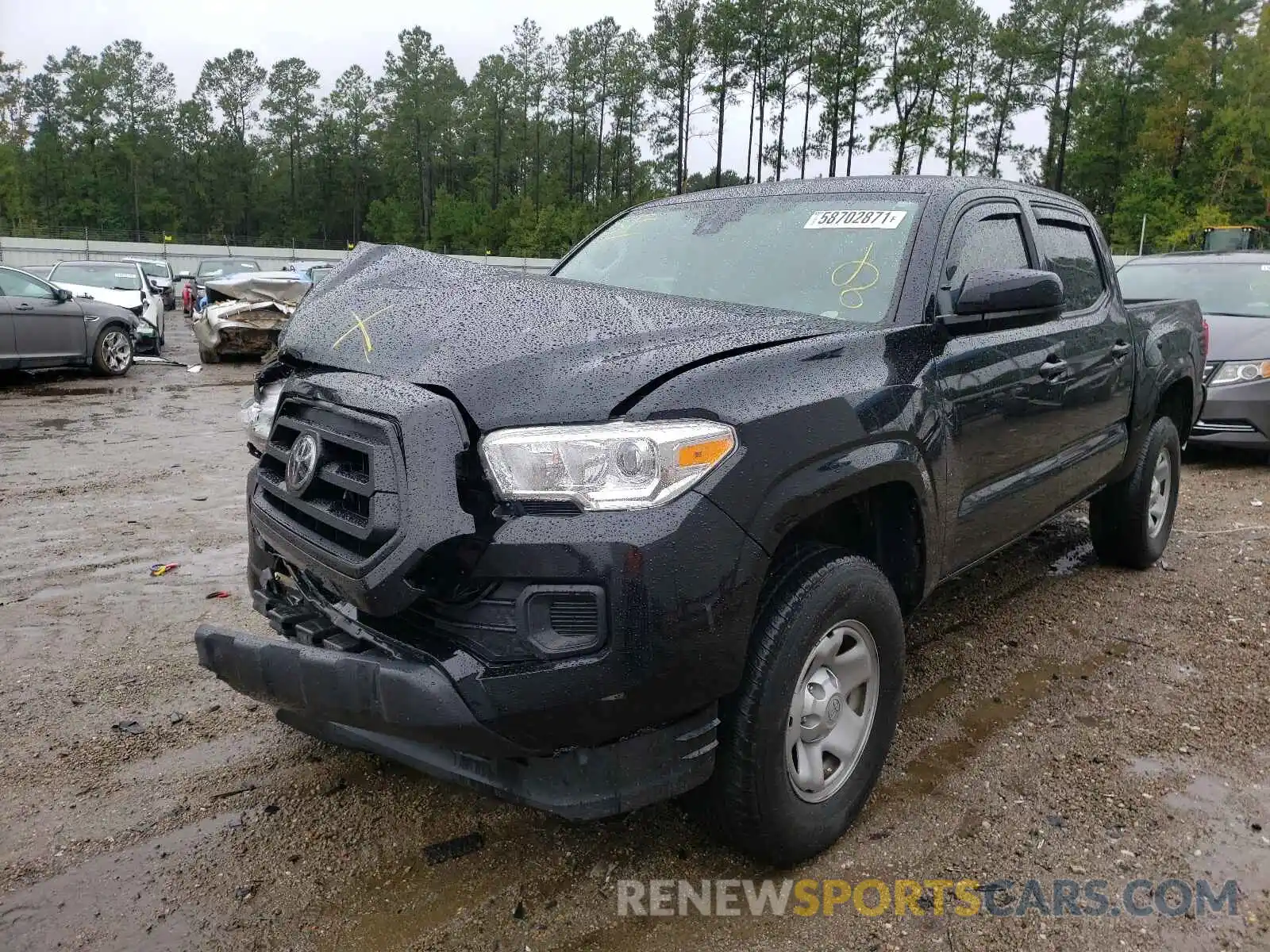 2 Photograph of a damaged car 5TFAX5GN2LX172170 TOYOTA TACOMA 2020