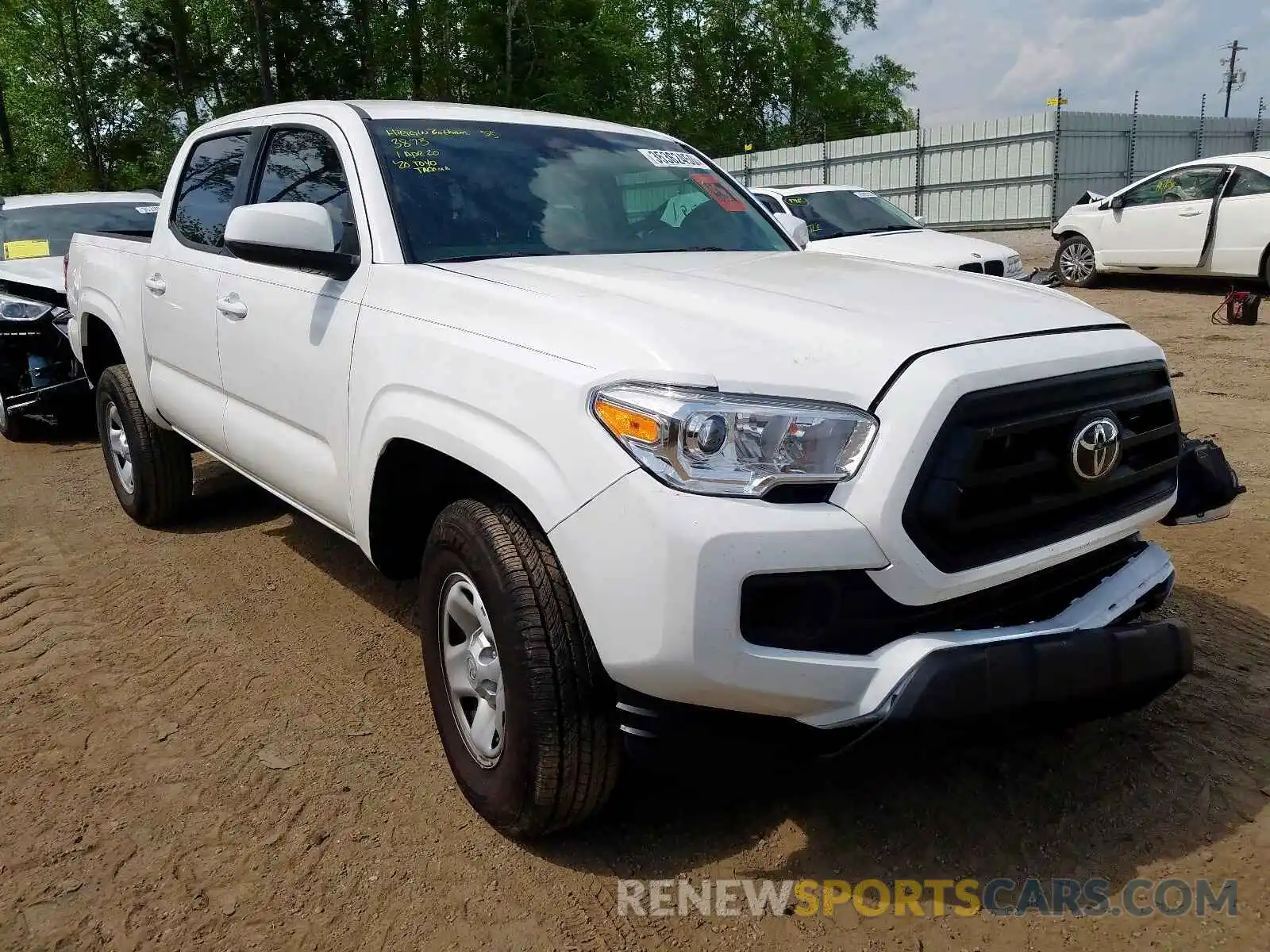 1 Photograph of a damaged car 5TFAX5GN2LX172606 TOYOTA TACOMA 2020