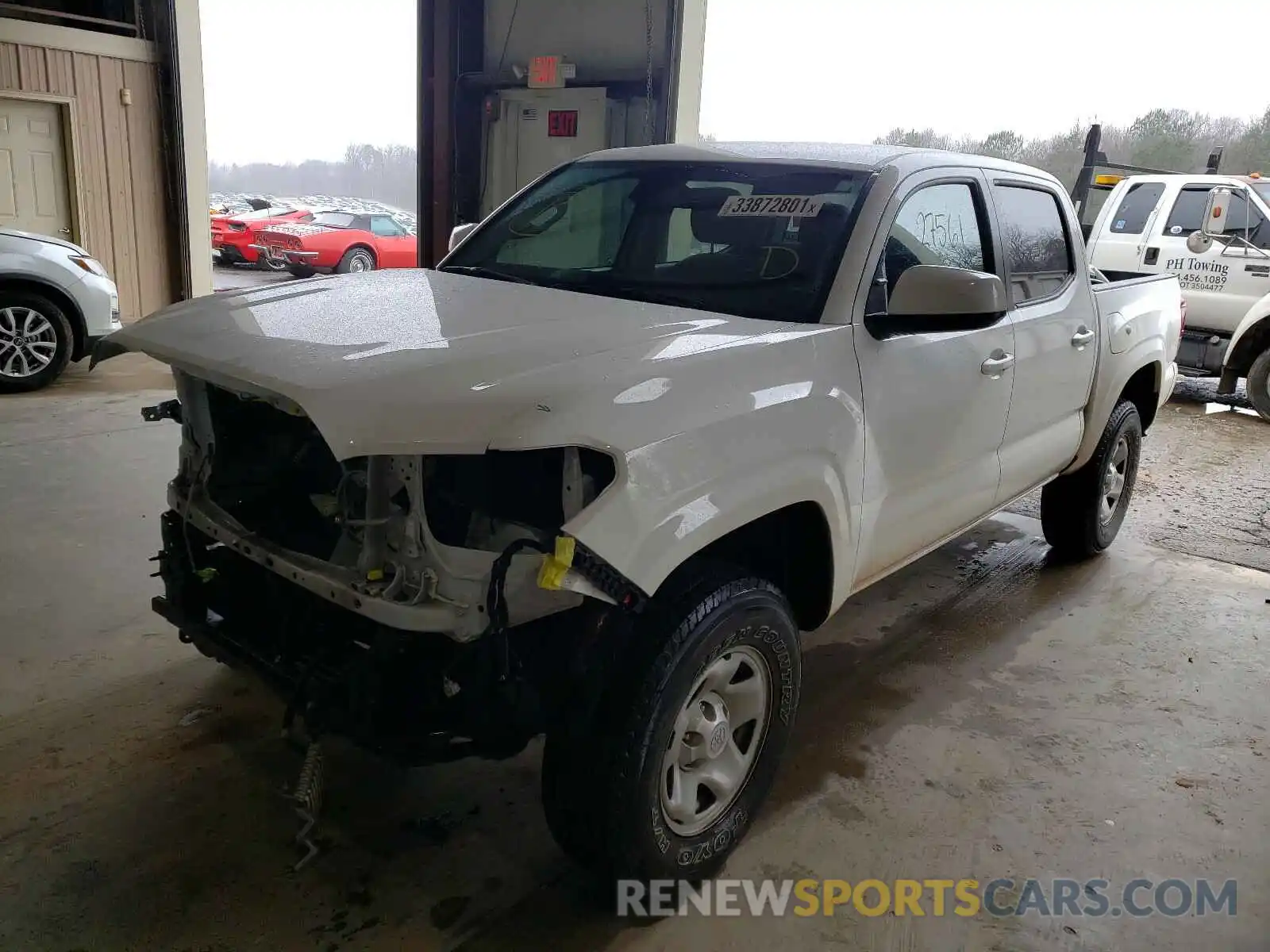 2 Photograph of a damaged car 5TFAX5GN2LX173965 TOYOTA TACOMA 2020