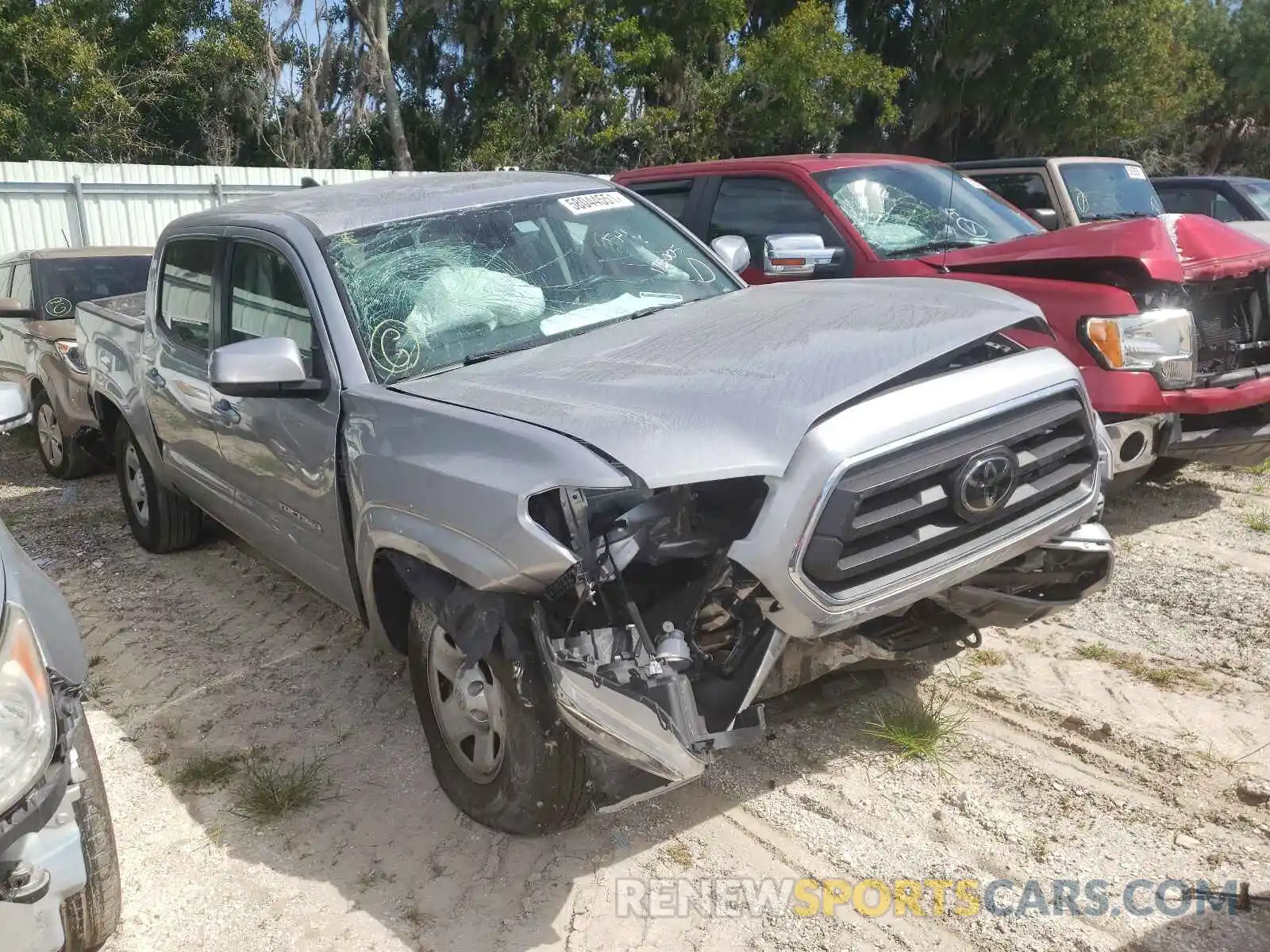 1 Photograph of a damaged car 5TFAX5GN2LX175005 TOYOTA TACOMA 2020