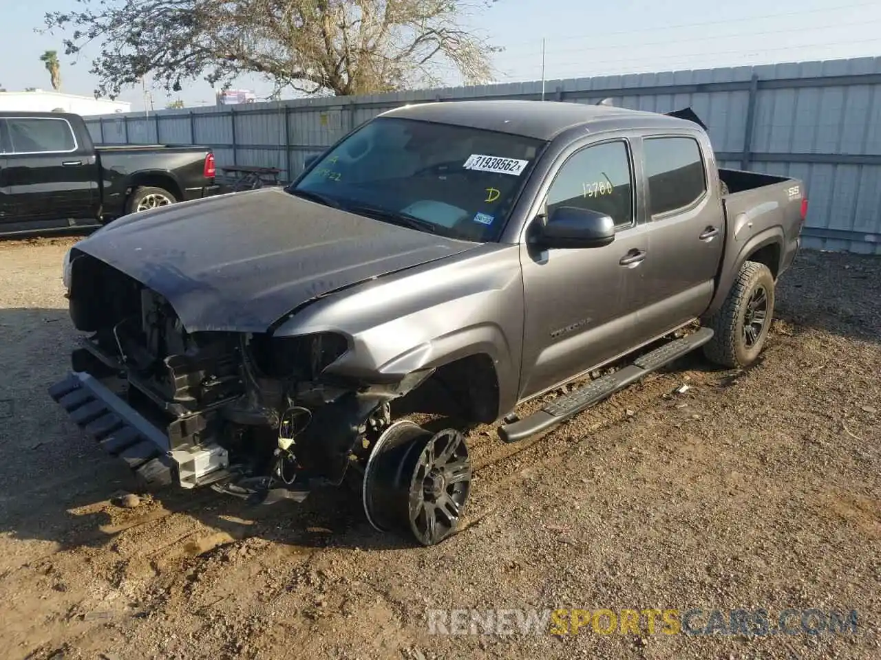 2 Photograph of a damaged car 5TFAX5GN2LX178101 TOYOTA TACOMA 2020