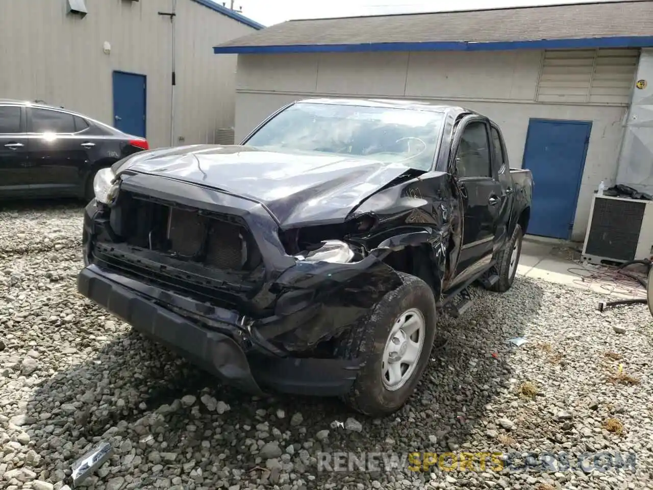 2 Photograph of a damaged car 5TFAX5GN2LX181273 TOYOTA TACOMA 2020