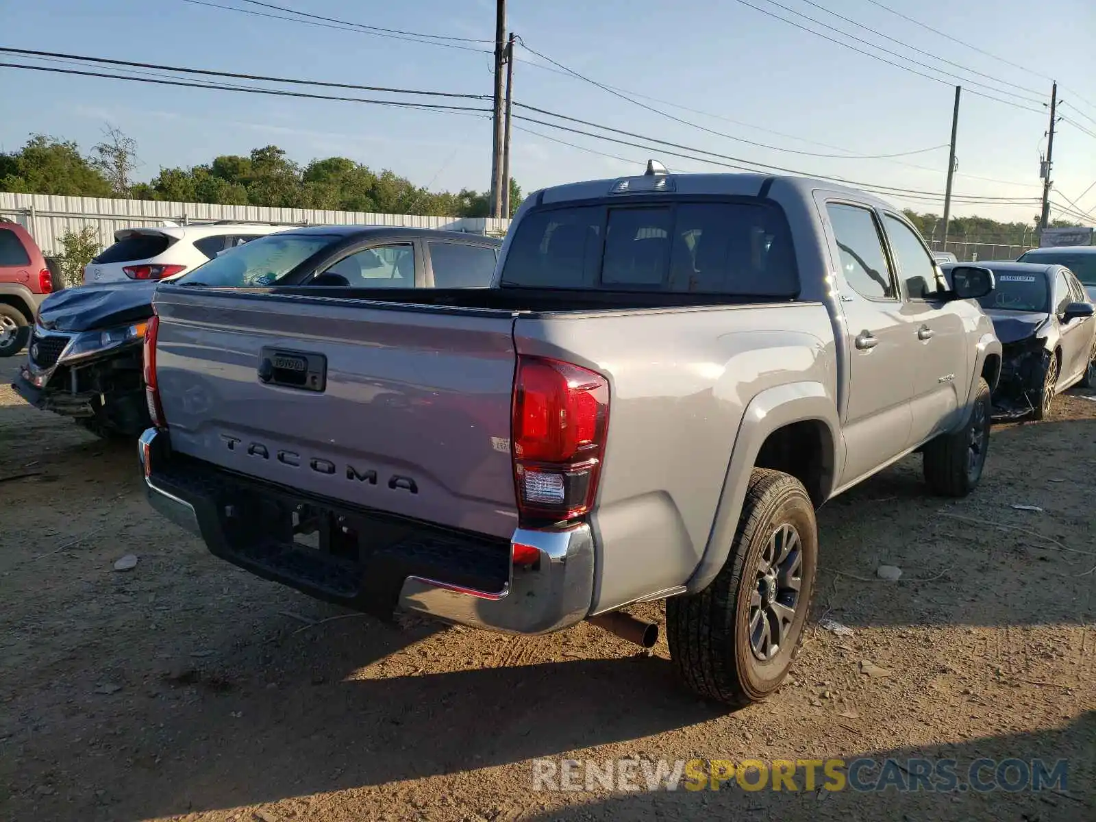 4 Photograph of a damaged car 5TFAX5GN2LX184853 TOYOTA TACOMA 2020