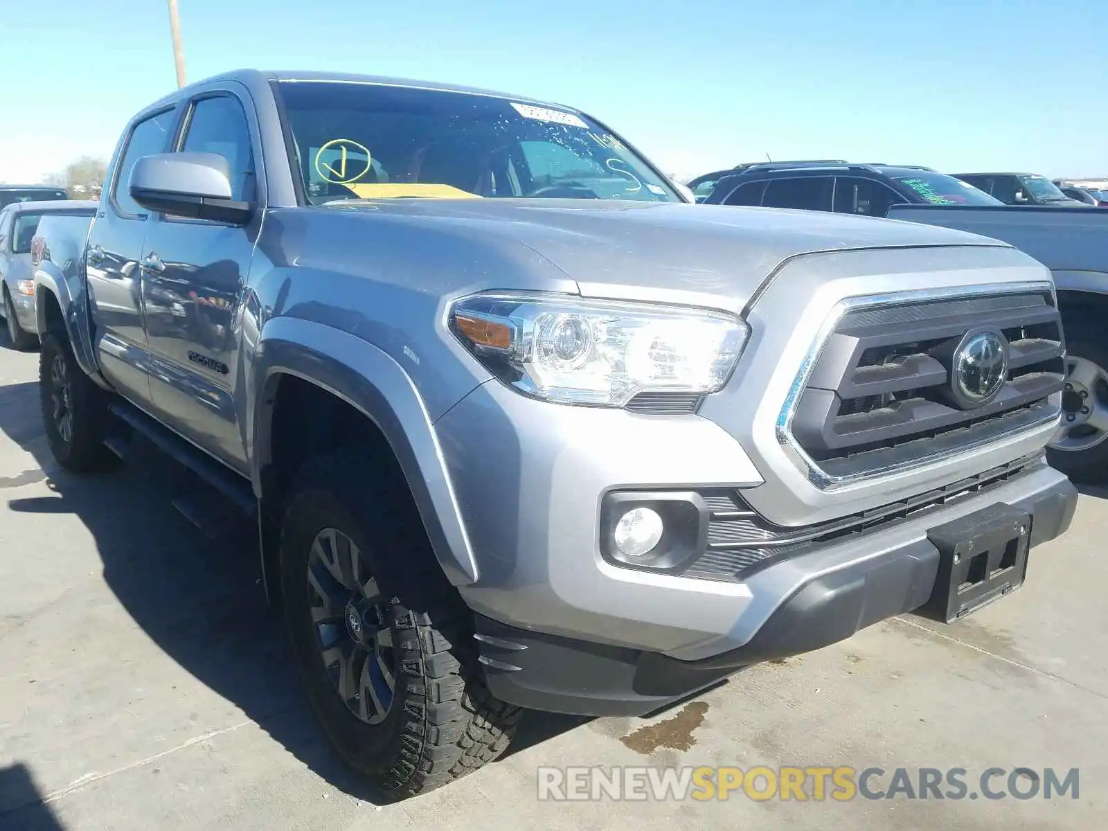 1 Photograph of a damaged car 5TFAX5GN2LX185596 TOYOTA TACOMA 2020