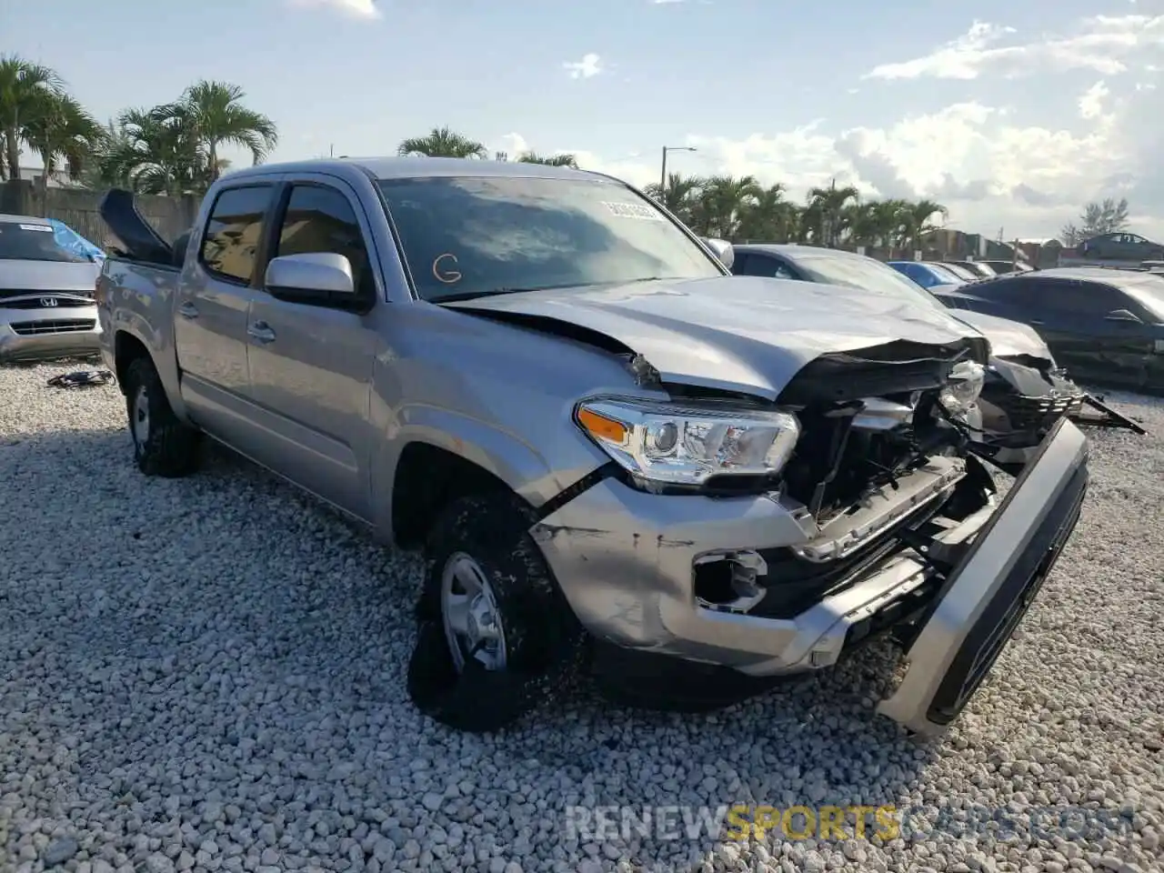 1 Photograph of a damaged car 5TFAX5GN2LX185811 TOYOTA TACOMA 2020