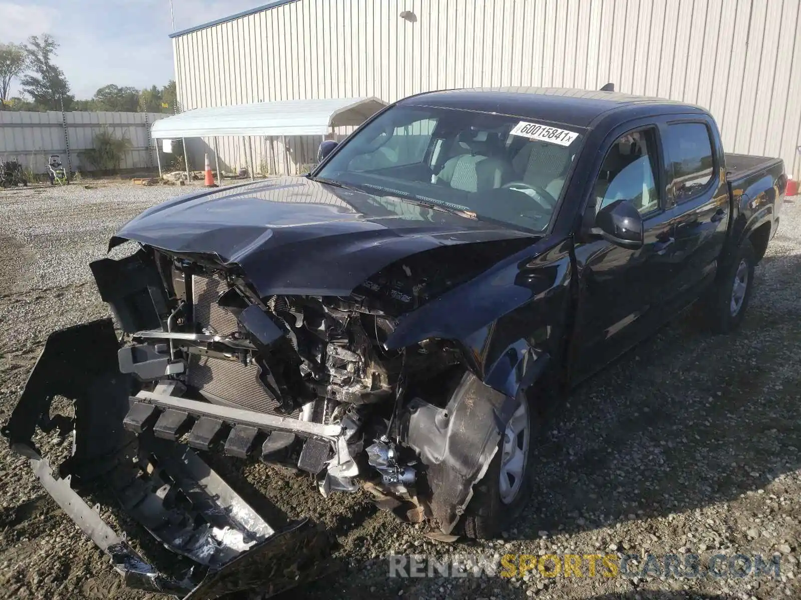 2 Photograph of a damaged car 5TFAX5GN3LX165504 TOYOTA TACOMA 2020