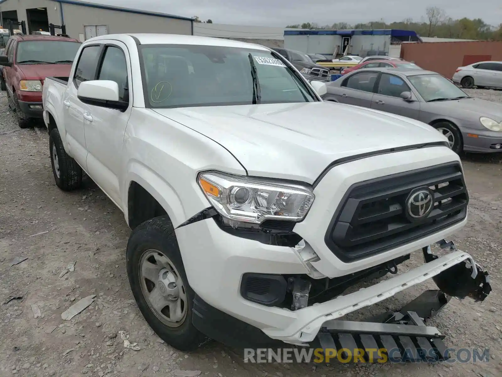 1 Photograph of a damaged car 5TFAX5GN3LX166006 TOYOTA TACOMA 2020