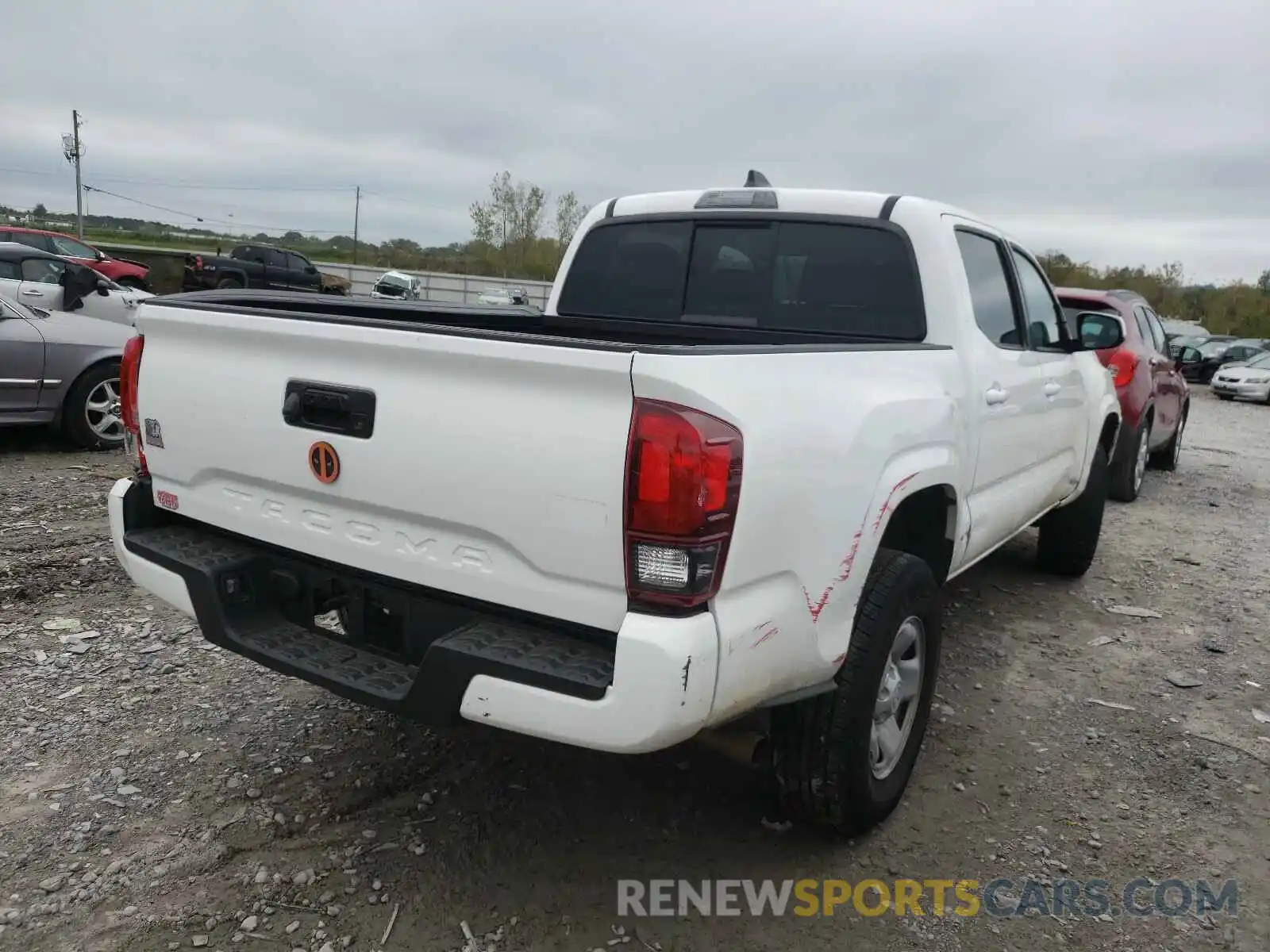 4 Photograph of a damaged car 5TFAX5GN3LX166006 TOYOTA TACOMA 2020