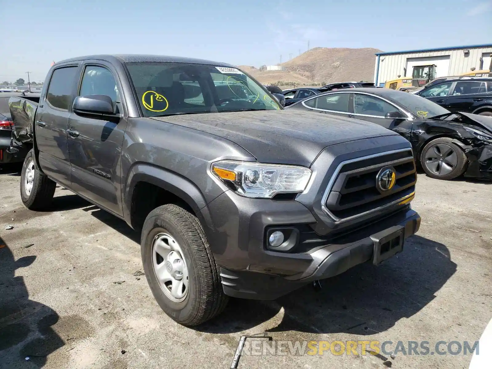 1 Photograph of a damaged car 5TFAX5GN3LX168421 TOYOTA TACOMA 2020