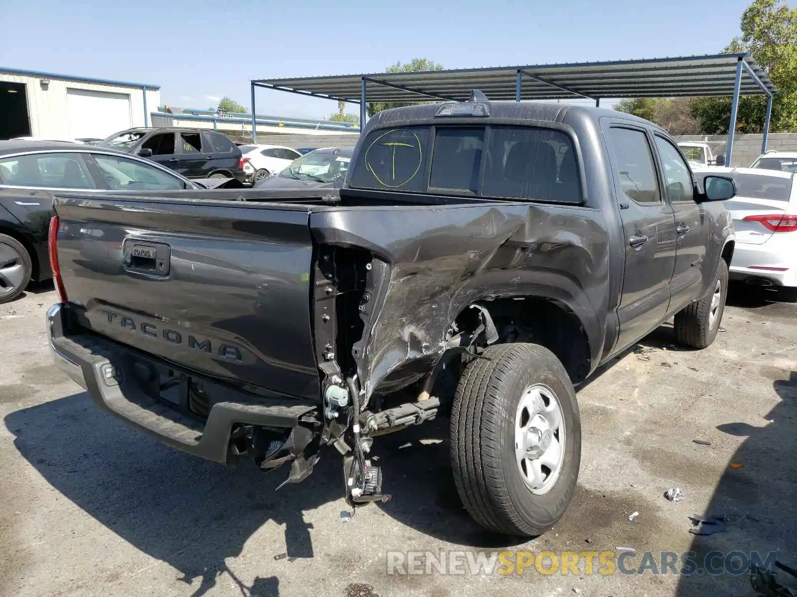 4 Photograph of a damaged car 5TFAX5GN3LX168421 TOYOTA TACOMA 2020