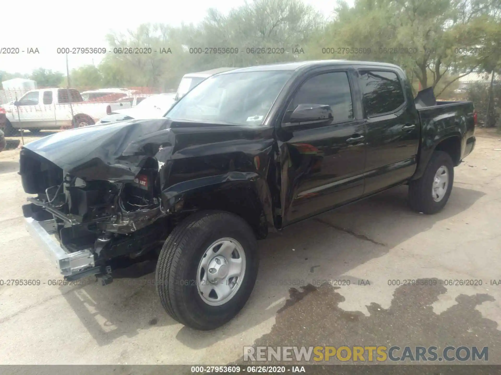 2 Photograph of a damaged car 5TFAX5GN3LX169651 TOYOTA TACOMA 2020