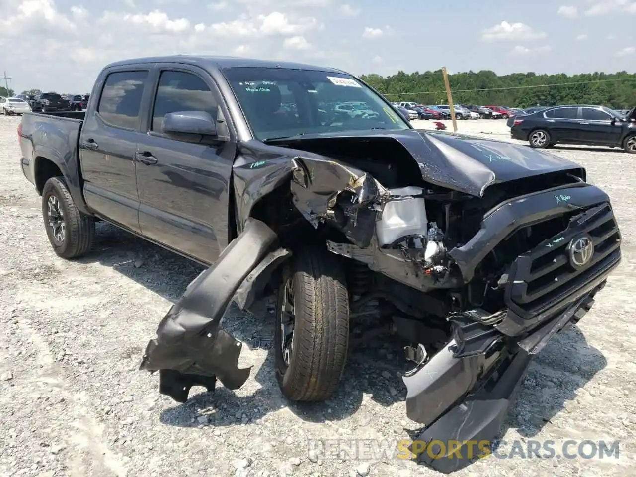 1 Photograph of a damaged car 5TFAX5GN3LX171545 TOYOTA TACOMA 2020