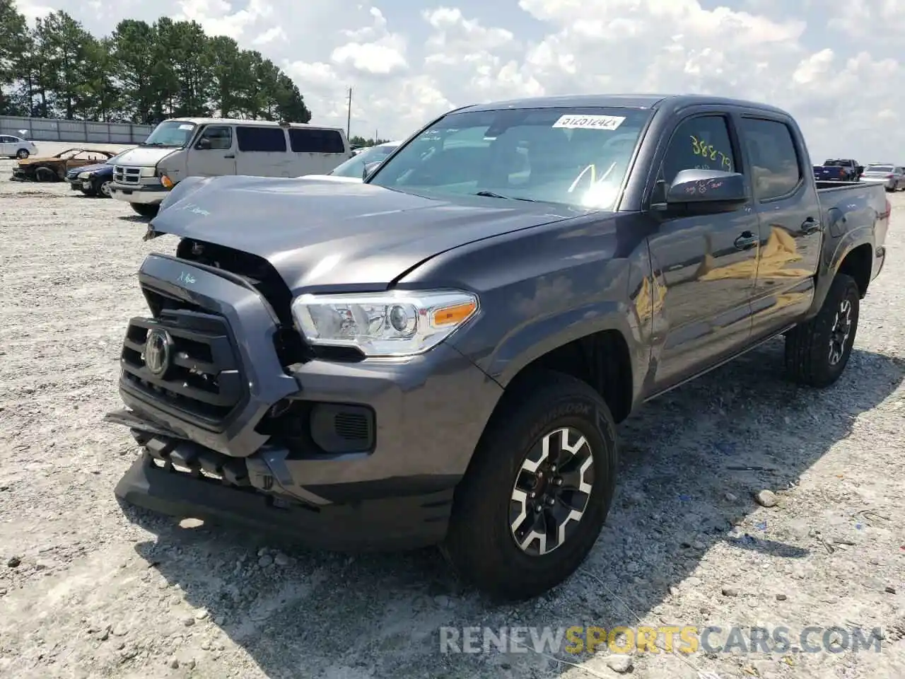 2 Photograph of a damaged car 5TFAX5GN3LX171545 TOYOTA TACOMA 2020