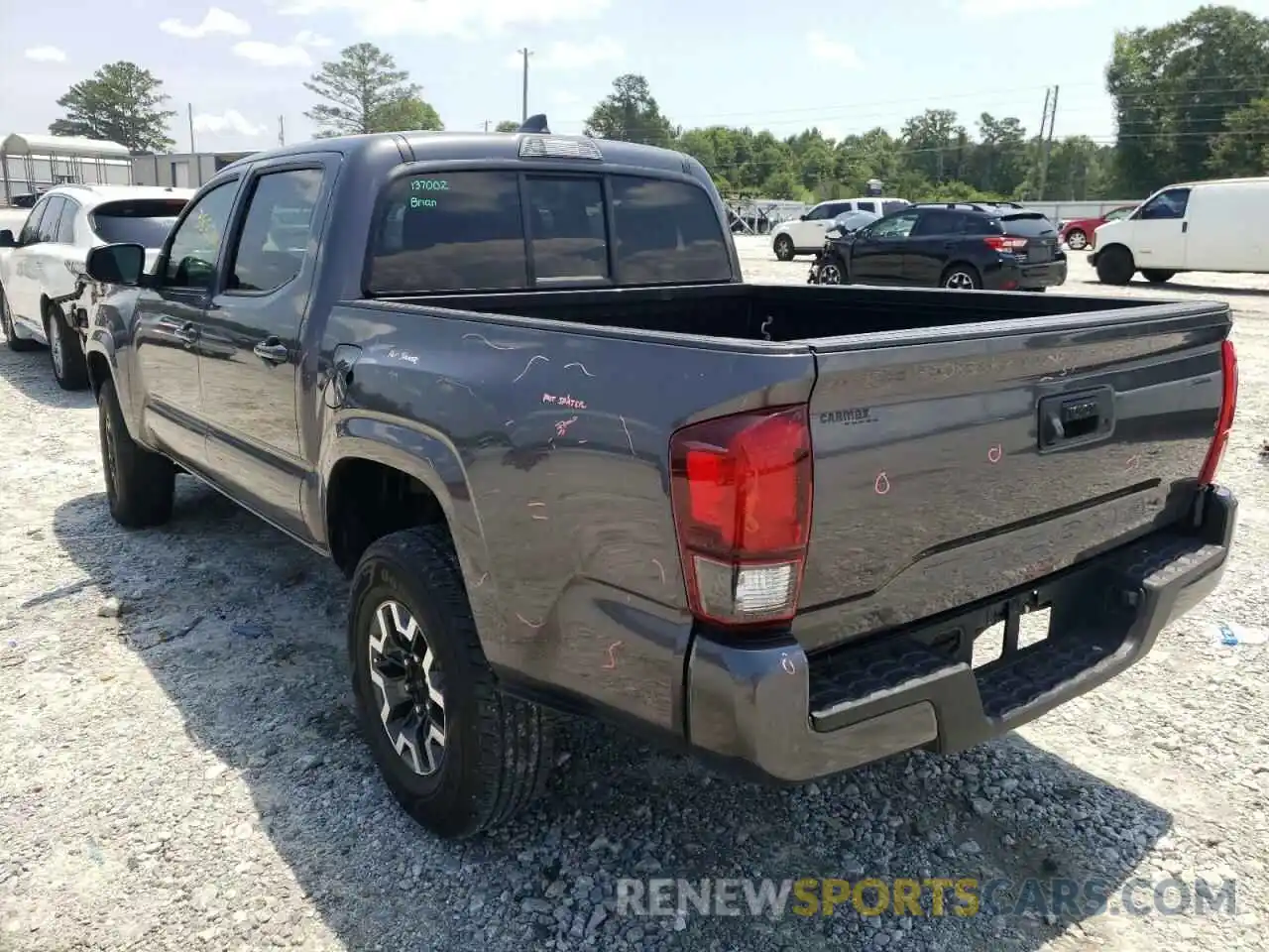 3 Photograph of a damaged car 5TFAX5GN3LX171545 TOYOTA TACOMA 2020