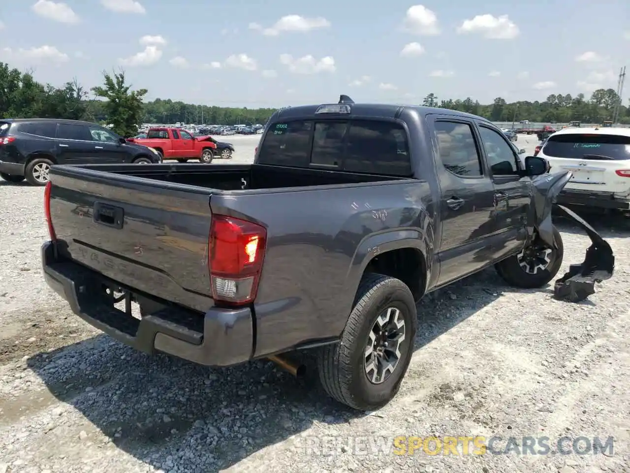 4 Photograph of a damaged car 5TFAX5GN3LX171545 TOYOTA TACOMA 2020