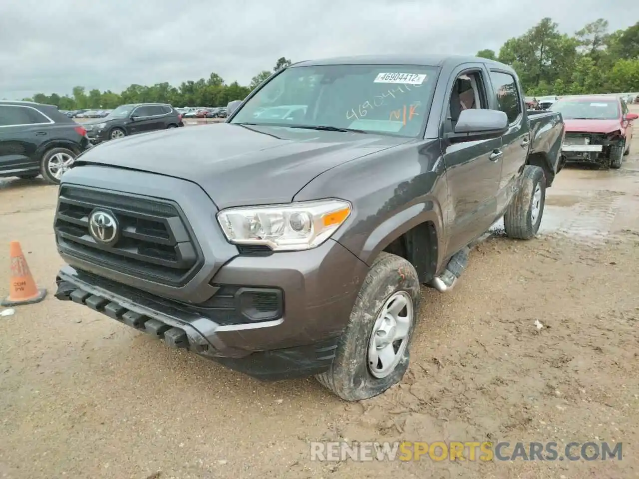 2 Photograph of a damaged car 5TFAX5GN3LX172226 TOYOTA TACOMA 2020