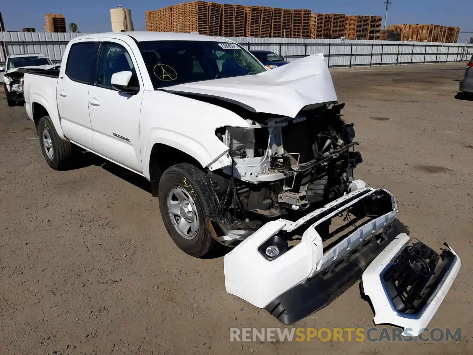 1 Photograph of a damaged car 5TFAX5GN3LX175806 TOYOTA TACOMA 2020