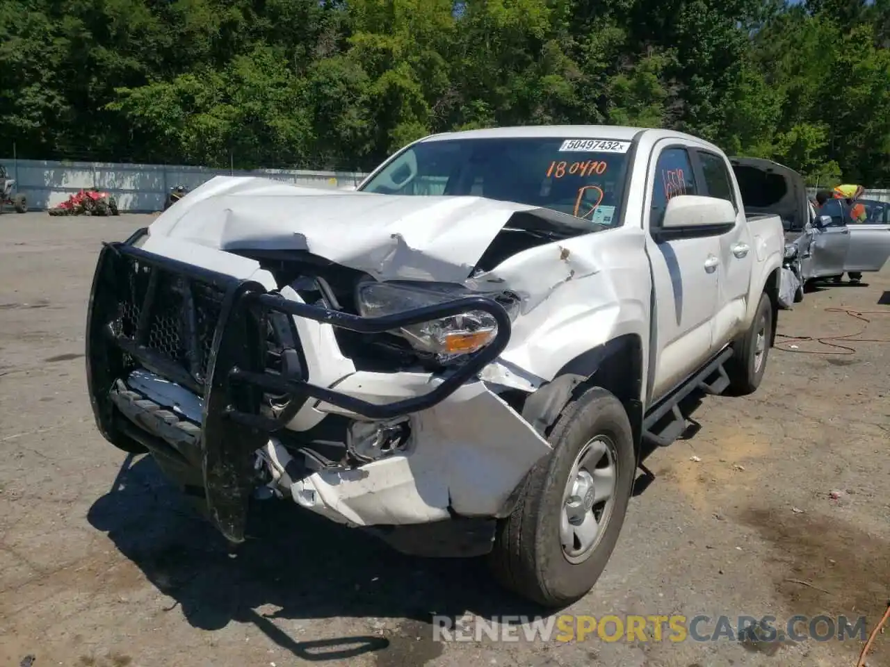 2 Photograph of a damaged car 5TFAX5GN3LX180410 TOYOTA TACOMA 2020