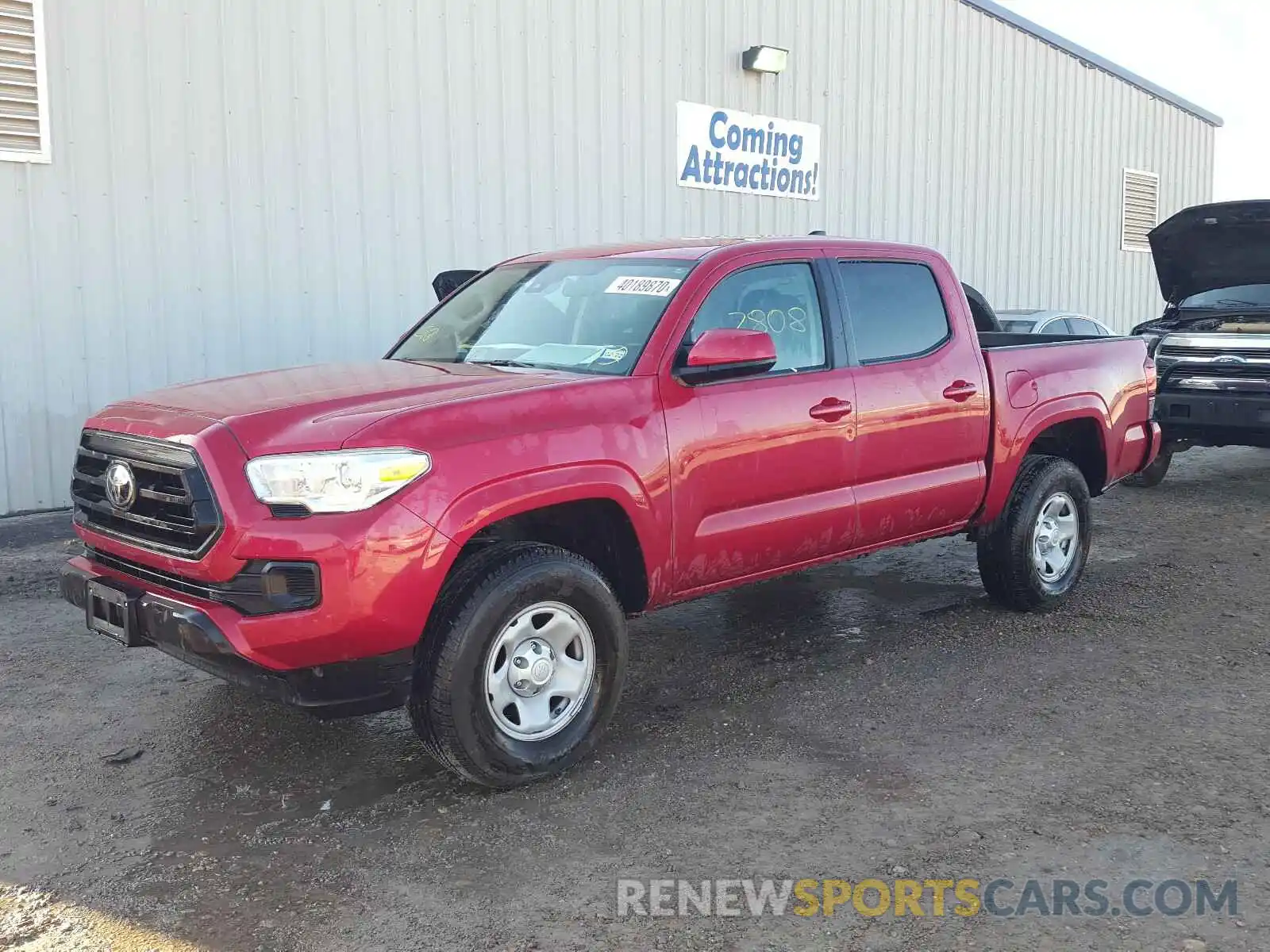 2 Photograph of a damaged car 5TFAX5GN3LX181072 TOYOTA TACOMA 2020