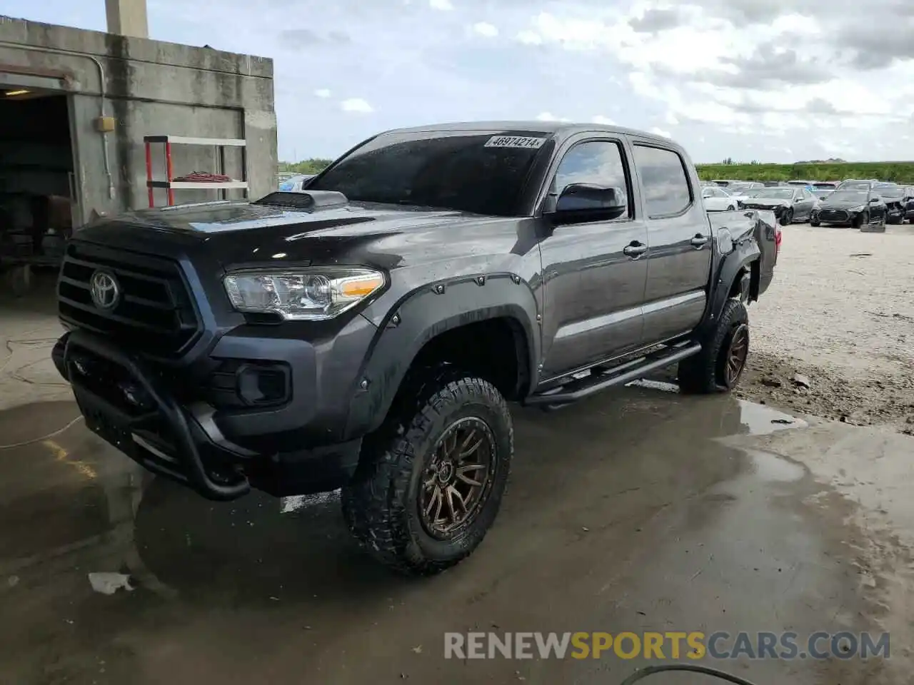 1 Photograph of a damaged car 5TFAX5GN3LX184182 TOYOTA TACOMA 2020