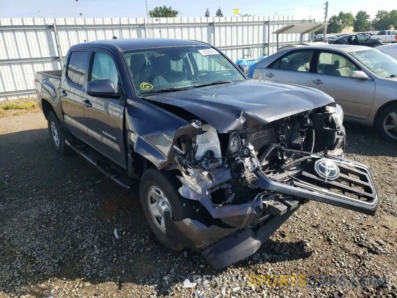 1 Photograph of a damaged car 5TFAX5GN3LX184635 TOYOTA TACOMA 2020