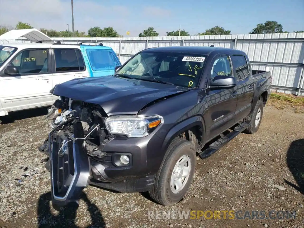 2 Photograph of a damaged car 5TFAX5GN3LX184635 TOYOTA TACOMA 2020