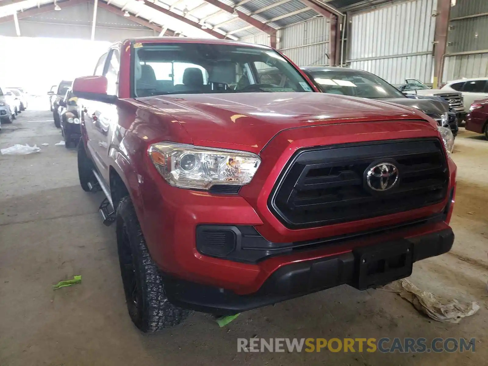 1 Photograph of a damaged car 5TFAX5GN3LX184778 TOYOTA TACOMA 2020