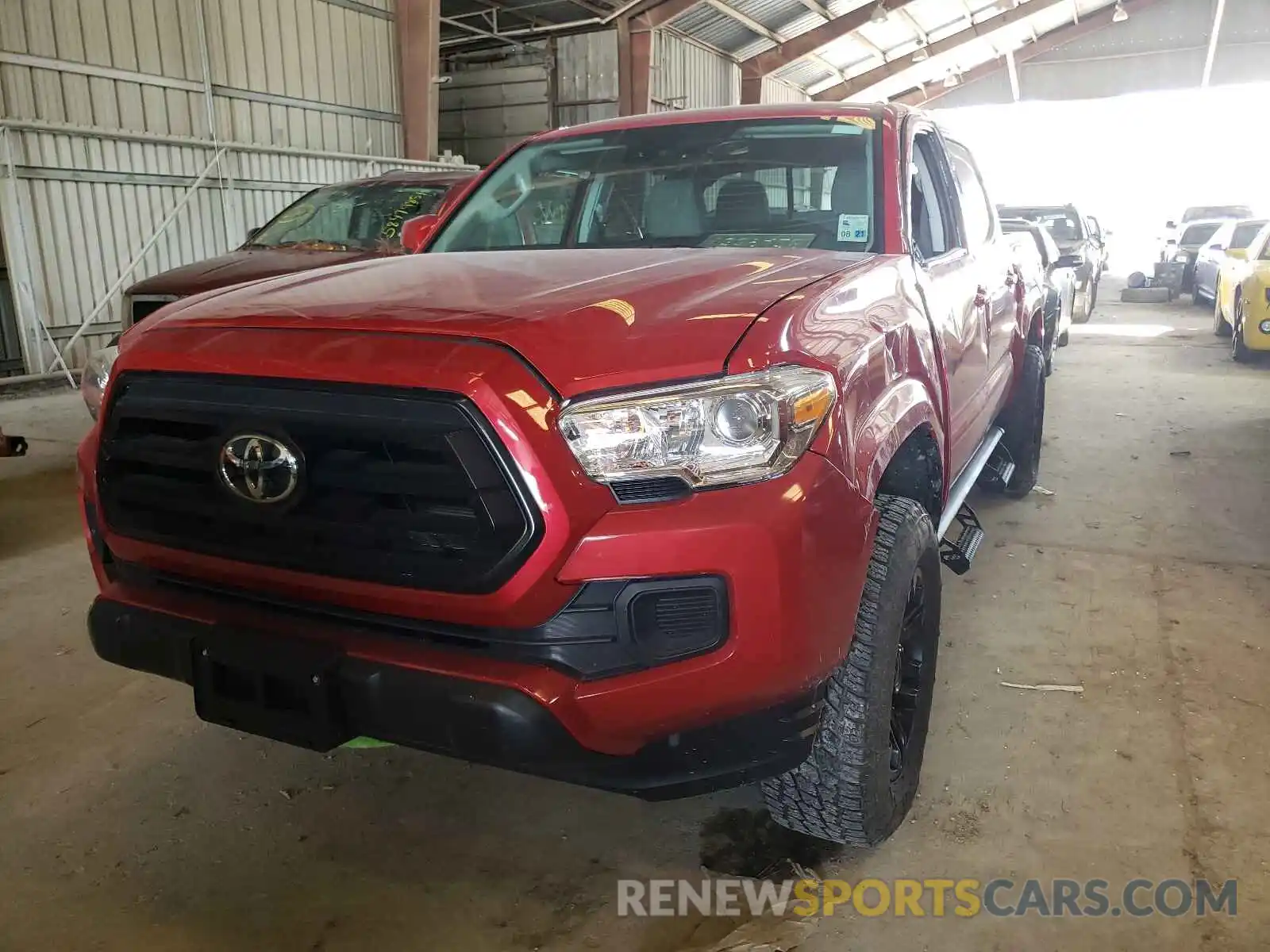 2 Photograph of a damaged car 5TFAX5GN3LX184778 TOYOTA TACOMA 2020