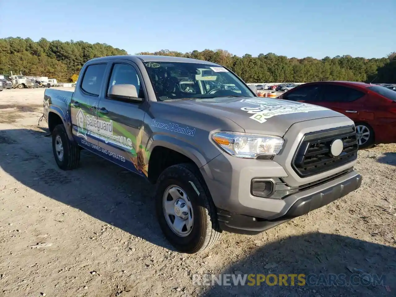 1 Photograph of a damaged car 5TFAX5GN3LX185199 TOYOTA TACOMA 2020