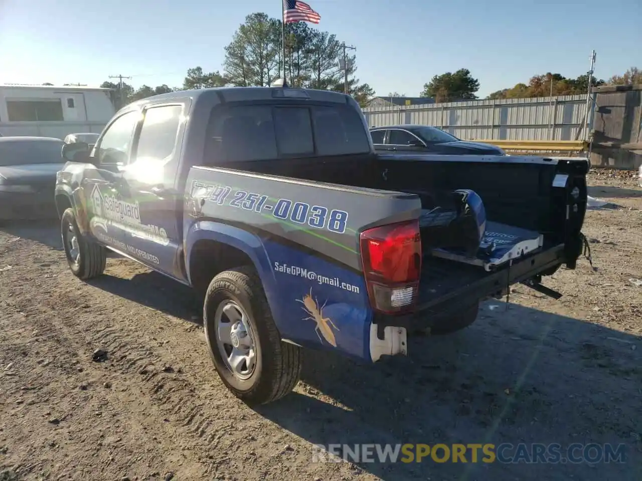 3 Photograph of a damaged car 5TFAX5GN3LX185199 TOYOTA TACOMA 2020