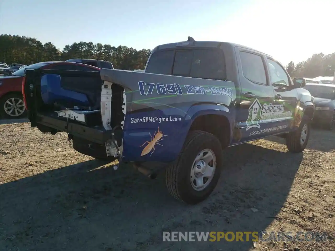 4 Photograph of a damaged car 5TFAX5GN3LX185199 TOYOTA TACOMA 2020