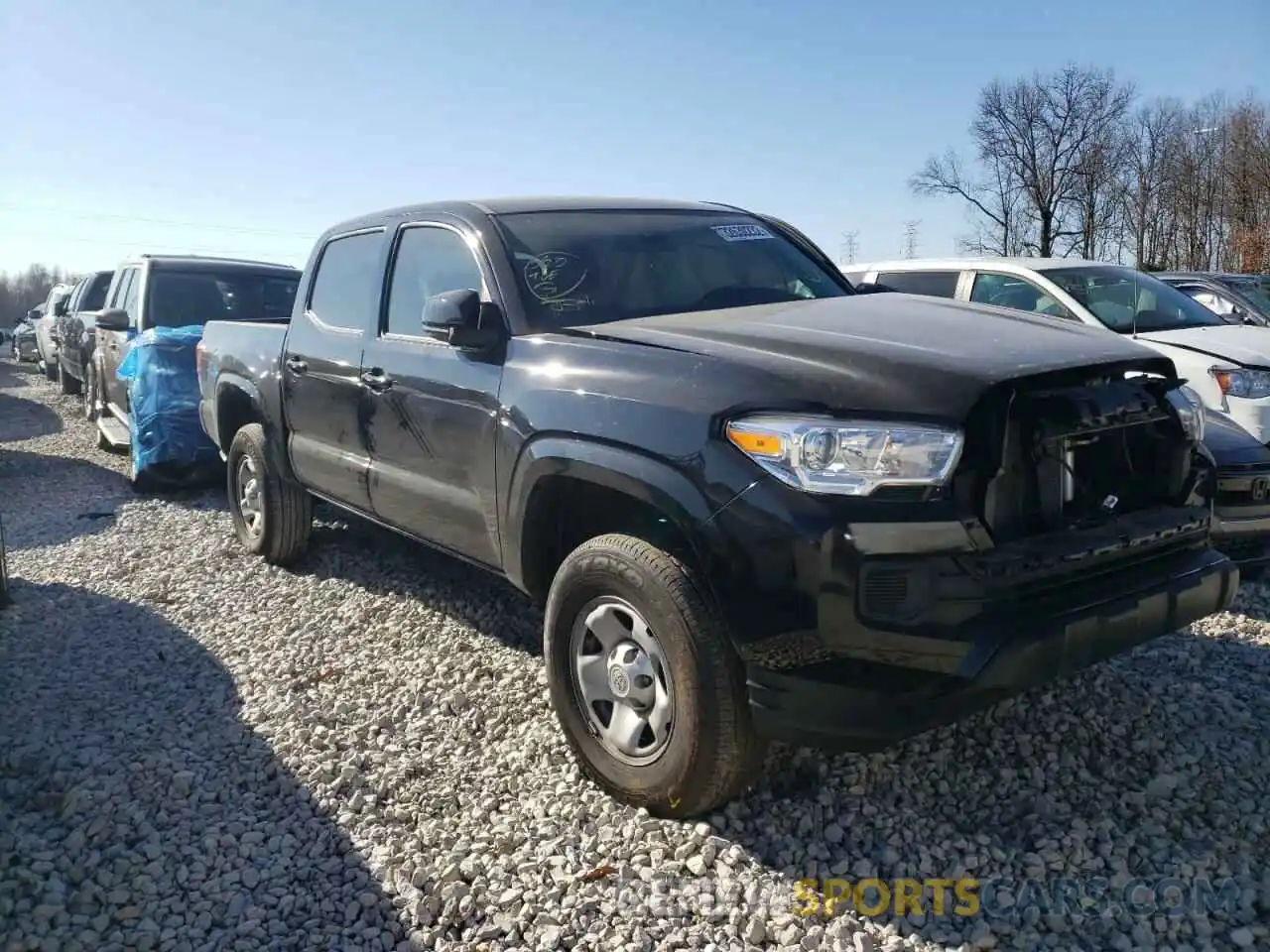 1 Photograph of a damaged car 5TFAX5GN4LX166516 TOYOTA TACOMA 2020