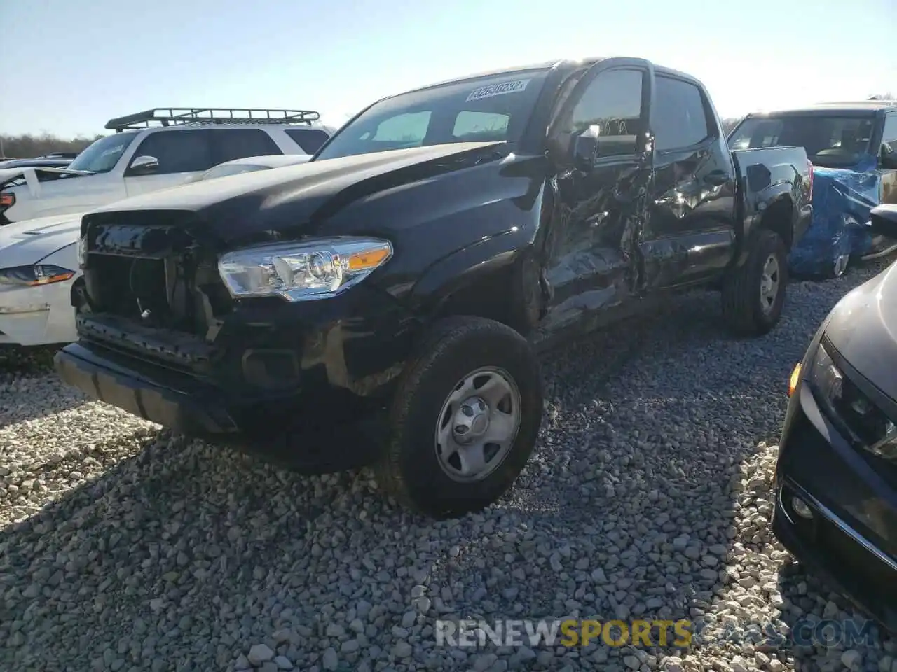 2 Photograph of a damaged car 5TFAX5GN4LX166516 TOYOTA TACOMA 2020