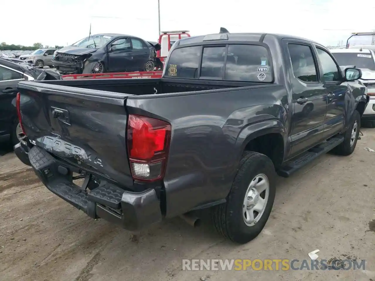 4 Photograph of a damaged car 5TFAX5GN4LX166760 TOYOTA TACOMA 2020