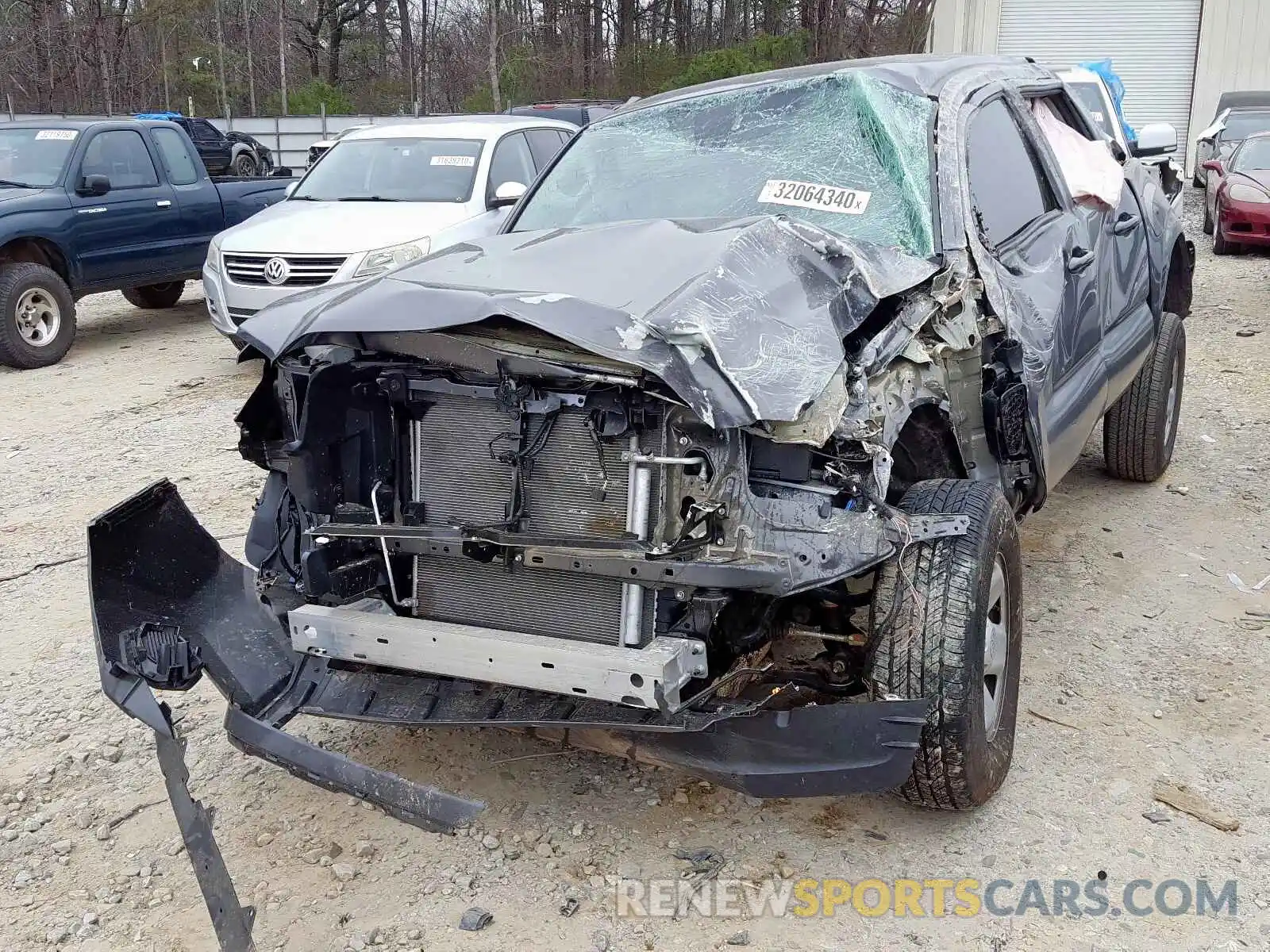 2 Photograph of a damaged car 5TFAX5GN4LX168556 TOYOTA TACOMA 2020