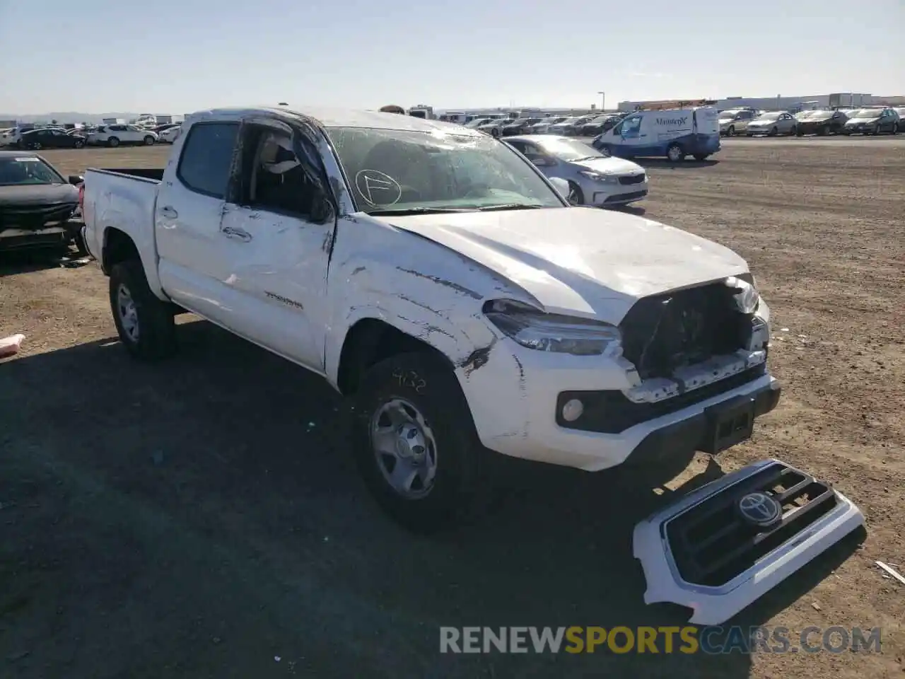 1 Photograph of a damaged car 5TFAX5GN4LX169013 TOYOTA TACOMA 2020