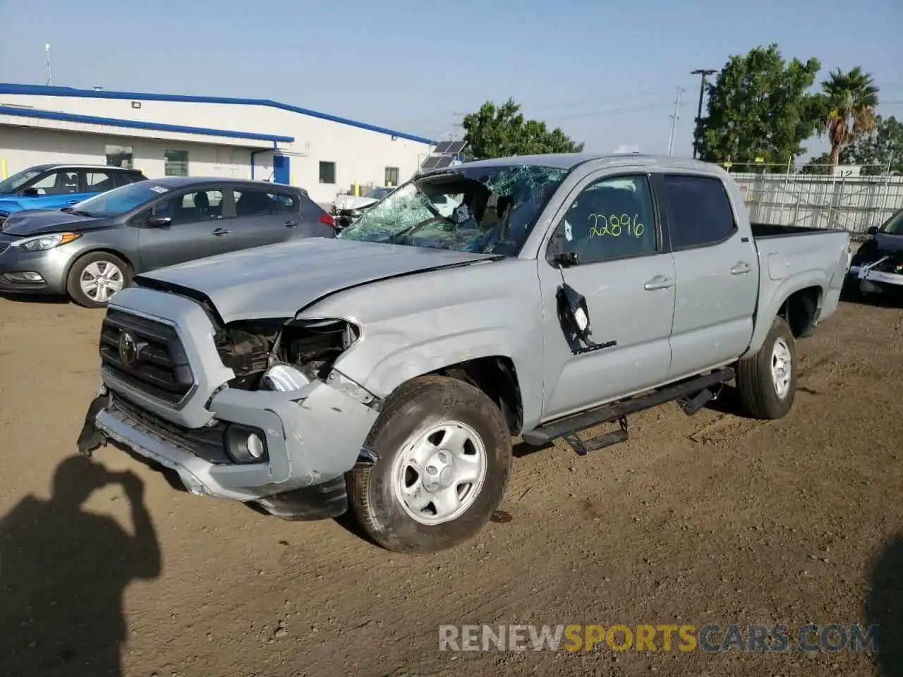 2 Photograph of a damaged car 5TFAX5GN4LX169710 TOYOTA TACOMA 2020