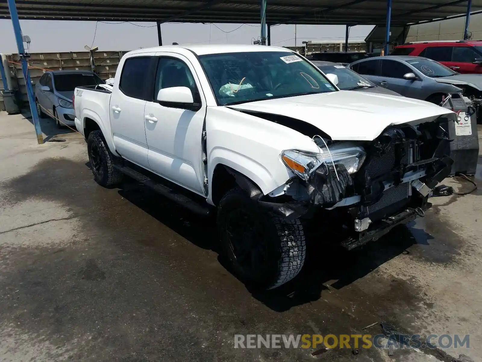 1 Photograph of a damaged car 5TFAX5GN4LX170940 TOYOTA TACOMA 2020