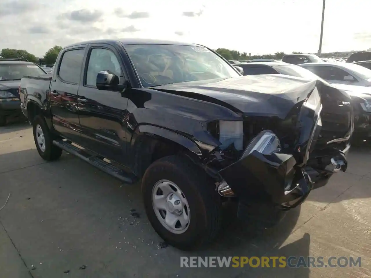 1 Photograph of a damaged car 5TFAX5GN4LX174891 TOYOTA TACOMA 2020