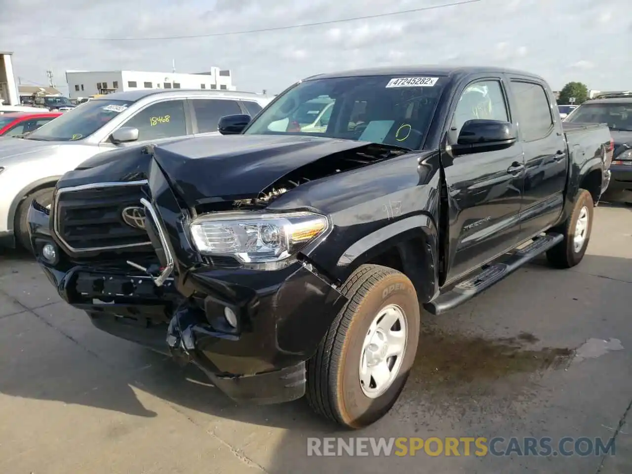 2 Photograph of a damaged car 5TFAX5GN4LX174891 TOYOTA TACOMA 2020