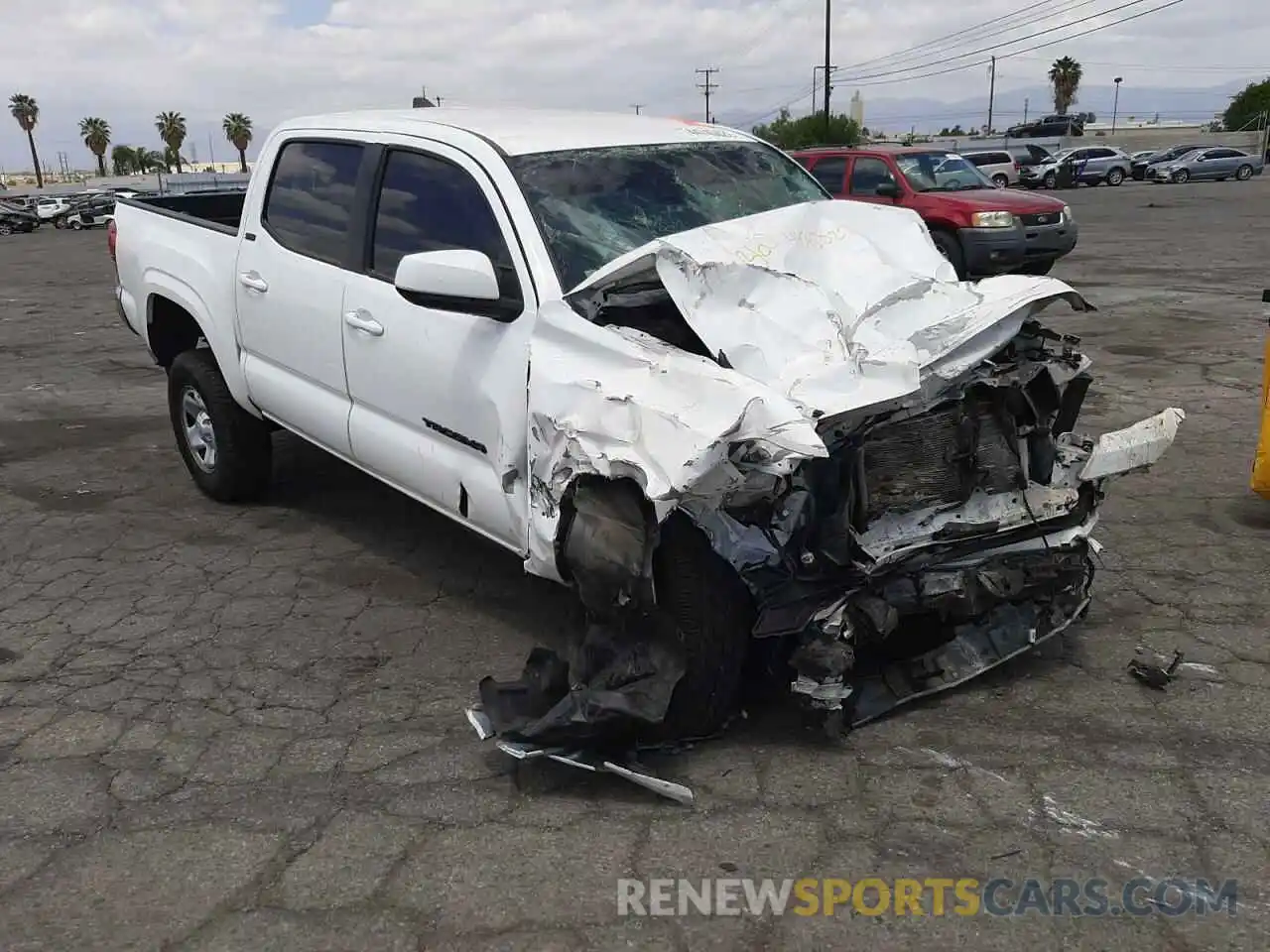 1 Photograph of a damaged car 5TFAX5GN4LX174907 TOYOTA TACOMA 2020