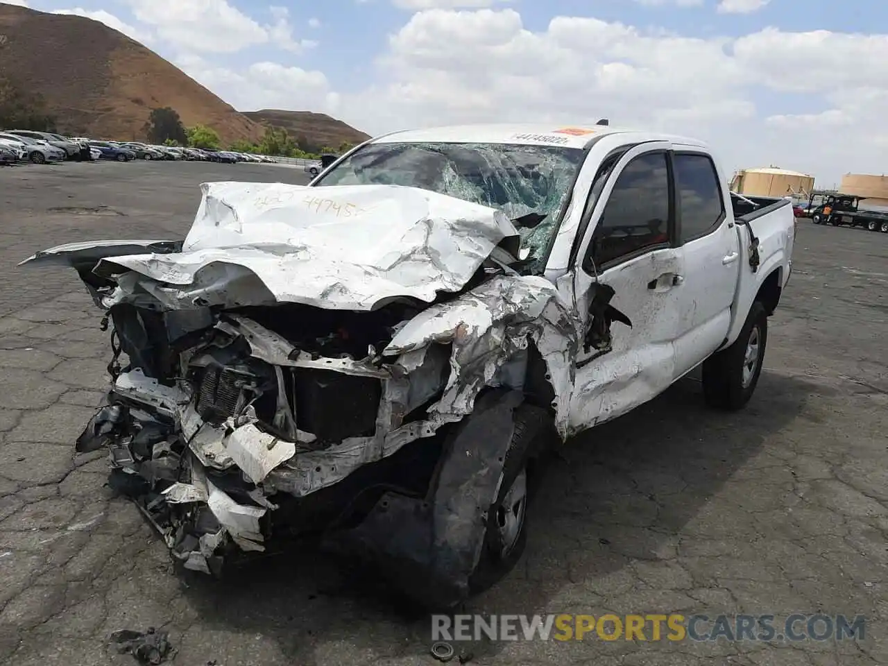 2 Photograph of a damaged car 5TFAX5GN4LX174907 TOYOTA TACOMA 2020