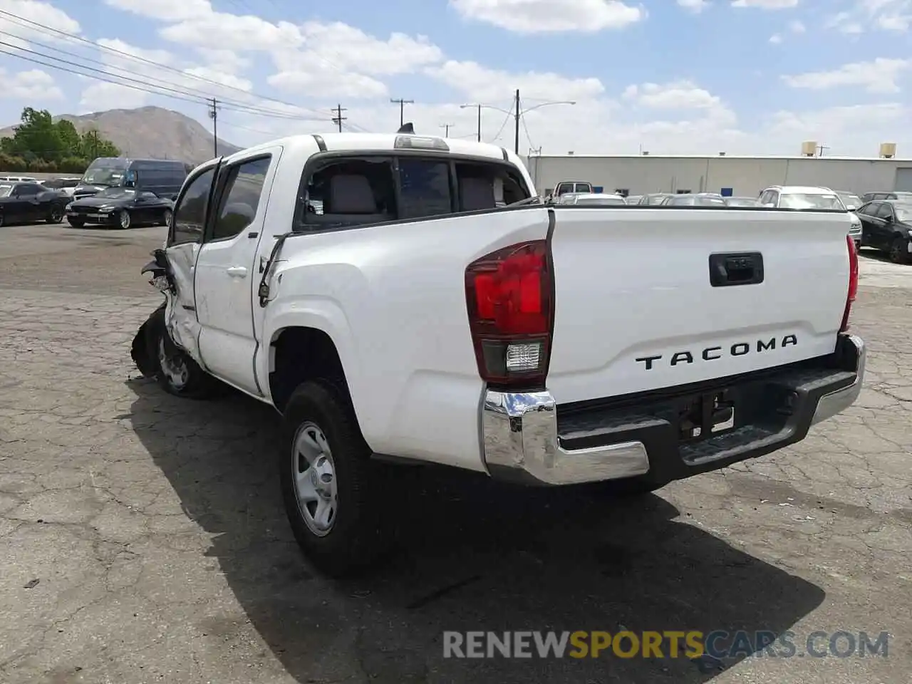 3 Photograph of a damaged car 5TFAX5GN4LX174907 TOYOTA TACOMA 2020