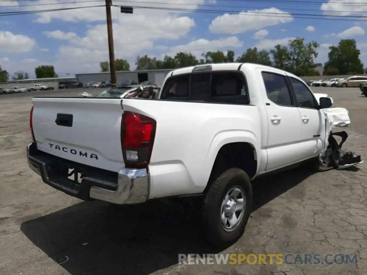 4 Photograph of a damaged car 5TFAX5GN4LX174907 TOYOTA TACOMA 2020